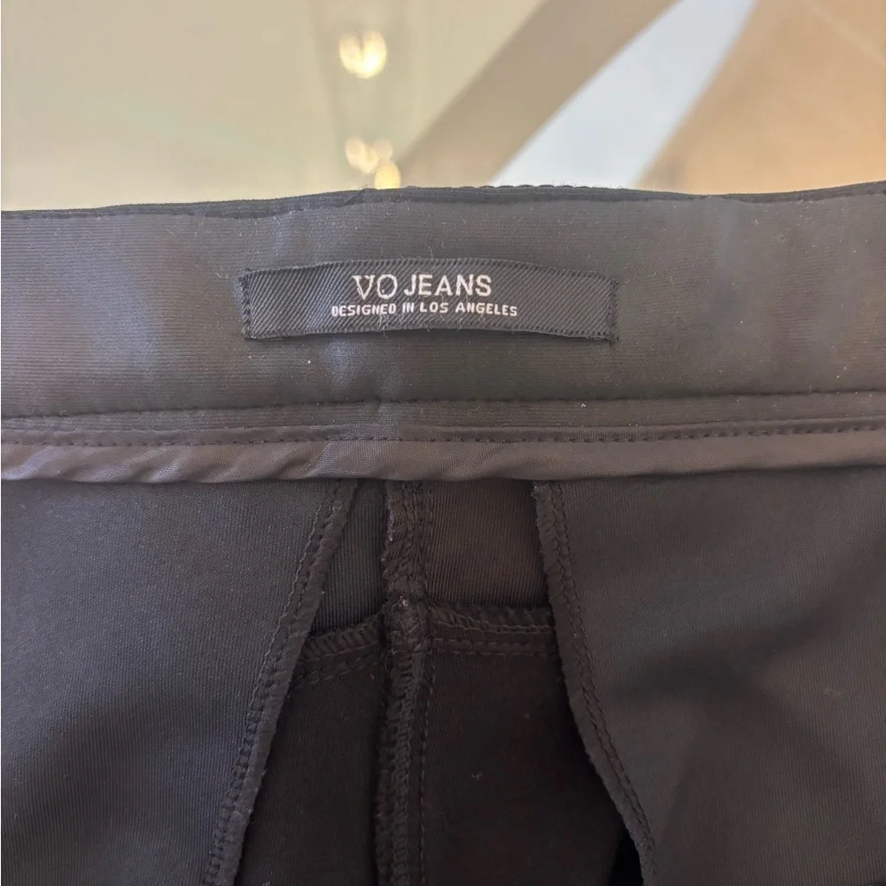 Women's Hot Black Leatherette Pants - Picture 6 of 9